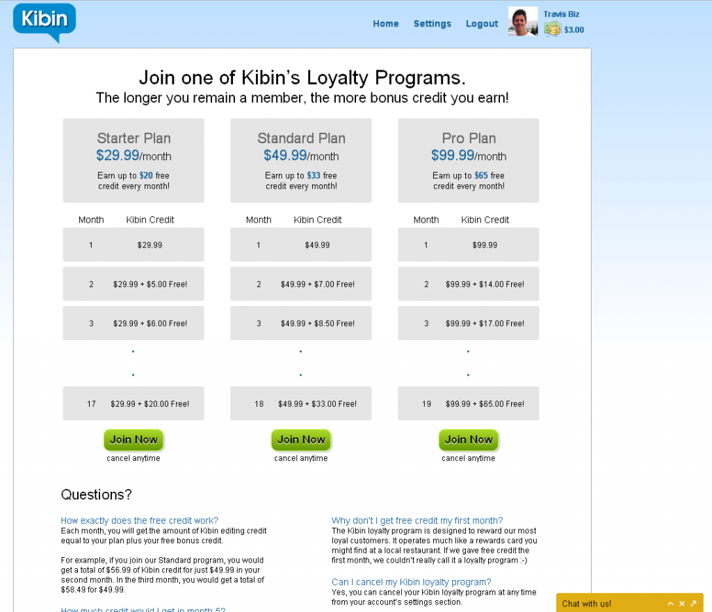 kibin-loyalty-program