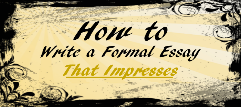 make essay more formal