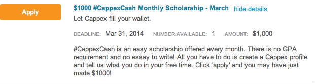 No Essay Scholarship--Easy to Apply for, but Easy to Win?