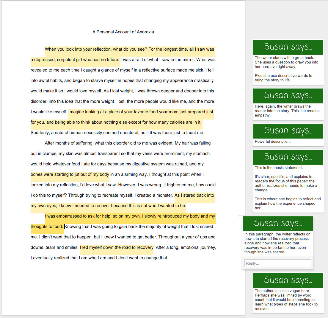 2 Reflective Essay Examples And What Makes Them Good